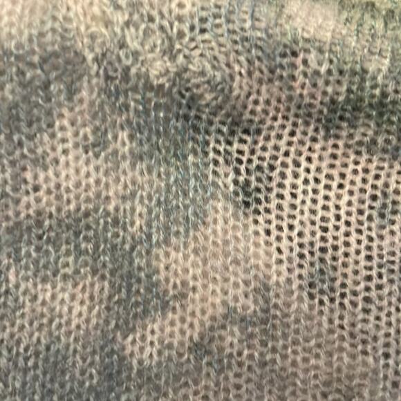 Skull Cashmere Tie Dye Cashmere Sweater Small* - Picture 6 of 6